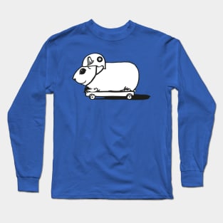 Guinea Pig on Skateboard Long Sleeve T-Shirt